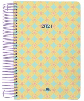 Liderpapel Perissa A4 2024 Tagesplaner 80 g, Kreisdesign