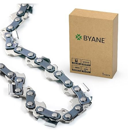 BYANE 10 Inch Chainsaw Chain 3/8 LP Pitch, 050 Gauge, 40 Drive Links Low-kickback Fits Echo CS-271 CS280 CS290 CS300 CS3000,Remington, Worx WG309, Sunjoe SWJ803E SWJ807E, Craftsman S40 (1 Chain)