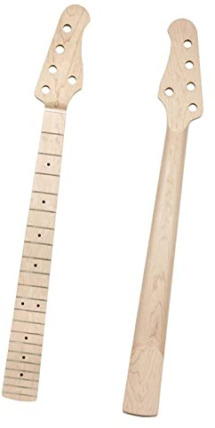 Manche de rechange pour guitare Manche De Basse 5 Cordes Pour Guitare Basse Électrique Érable Du Canada 21 Grandes Frettes Boulon
