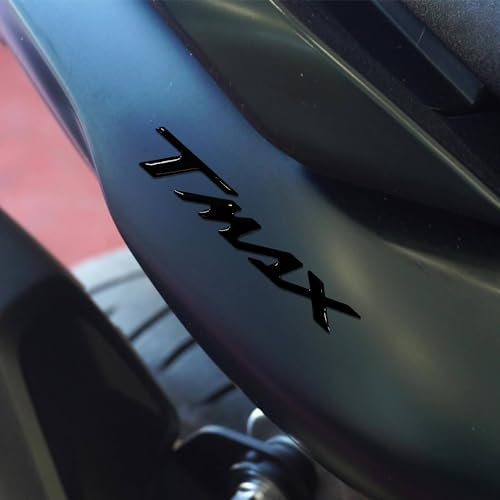 labelbike - Adesivi Scritte Tmax in Resina 3D per Moto Scooter compatibili con Yamaha T-Max 560 2022-2025 - Colore Nero