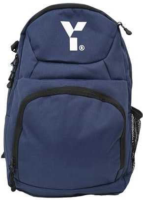 Y Y1 Sport, Explore 2.0 Canvas Backpack, Heavy Duty Canvas, Padded Laptop Sleeve Multiple Compartments, Everyday Backpack, 25L Capacity, Navy