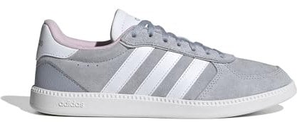 adidas Mujer BREAKNET Sleek Shoes, halo Silver/FTWR White/Grey Two, 36 2/3 EU