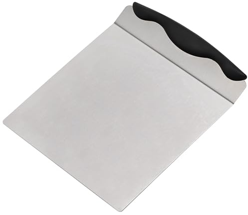 Cake Safe Lifter - 7.8x9.6 Stainless Steel Pizza Transfer Shovel Square Cake Tray Moving Plate Tool Cookie Spatula HKI7102c