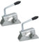 AB Tools 48mm Pressed Steel Jockey Wheel Clamp Prop Stand Trailer Caravan Zinc Plated 2pc