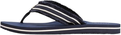 Tommy Hilfiger Damen Flip Flops Beach Sandal Zehentrenner, Blau (Space Blue), 37