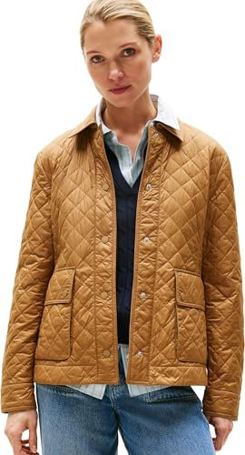 Tommy Hilfiger Damen Steppjacke Padded Nylon Slim Quilted mit Spitzkragen