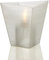 Lumea 1064 Tischlicht Illusion Ice | Modernes Windlicht inkl. Flüssigwachskerze und Stabfeuerzeug | Kerzenhalter aus Acryl | Brenndauer 40 Std. | Indoor & Outdoor geeignet, Höhe: 13 cm