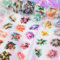 Arpaper Scrapbooking Stickers,Bullet Journal Zubehör Sticker,6 Rolls PET Star&Blumen Aesthetic Washi Tape Stickers Decorative for Journal Zubehör,Photo Album,Mobile phone(Colorful Star River Series)