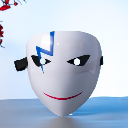 Permangallop Anime Maske, Japanische Maske, Cosplay Mask, Hollywood Mask, furry Kostümmaske, Kagetane-Hiruko-Kostümmaske, für Cosplay-Kostüm (B)