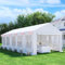 Devoko Carpa para Fiestas 4x10,Carpas para Exteriores,Cenador Protección UV 50+,Gazebo para Bodas, Fiestas, Reuniones, Encuentros en Patios Ajardinados,Blanco
