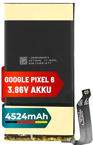 Mpsmobile® Akku für Google Pixel 6 | 4614mAh | Hochleistungs-Ersatzbatterie