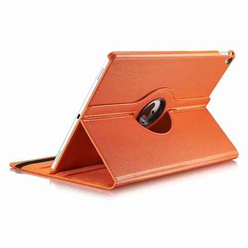 FAYGAOAI Arancia, Custodia Girevole per iPad PRO 12,9 Pollici 2017/2015 (seconda e Prima Generazione), Supporto Girevole 360 Gradi, Supporto Visualizzazione Multi-Angolo