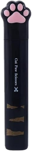 Black Cat Paw Scissors, Mini Folding Pocket Small Folding Safety Multifunctional Craft Scissors, Kawaii Hand Cutters Mini Art School Stationery Cartoon Cute