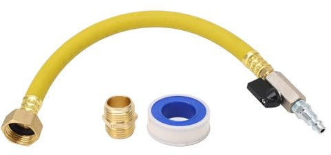 Zohisin Kit Invernale RV Quick Connect A 3 Pollici E 4 Pollici per Tubo Flessibile Ideale per Camion Sistemi di Irrigazione Invernale Tubi E Rubinetti con Connessione Facile Colore Giallo