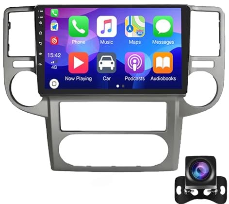 9 Zoll Android 15 Autoradio Für Ni-ssan X-TRAIL Xtrail 2003-2007 Autoradio Radio GPS Sat Nav Carplay & Android Auto Car Player W/Rückfahrkamera SWC Split Screen WIFI FM RDS(Color:8-Core 4+64G)