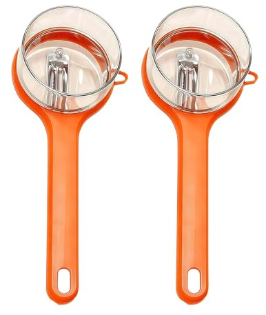 Tastetreasure 2 Pack Vegetable Peeler with Container, Stainless Steel Swivel Fruit Peeler, Easy Grip Kitchen Gadgets for Potato, Apple & Carrot