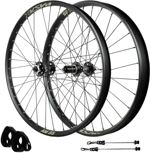 Mountainbike-Laufradsatz 26/27,5/29 Zoll, 35 Mm Breite Dirt Jump XC/AM MTB-Laufräder 32H Felge Scheibenbremse Vorder- Und Hinterrad Bolzenaufnahme 135 Mm Für 7-12S Kassette