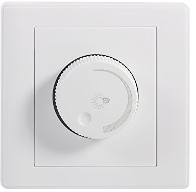 Vbestlife 1 interrupteur à variateur d'intensité à fixation murale - Blanc