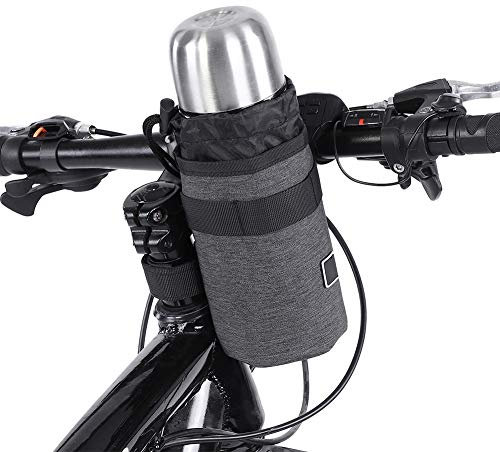 flaschenhalter sattelstütze,Fahrrad Trinkflaschenhalterung Lenker, Fahrrad Wasserflaschenhalter Getränkehalter Universal Radfahren Flaschenhalter Becherhalter Dosenhalter für Fahrräder(Dunkelgrau)