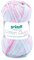 Gründl Cotton Quick Print Strickgarn / Häkelgarn (farbenfrohes Garn aus 100% Baumwolle, OEKO-TEX zertifiziert, 50 g / 125 m, Nadelstärke: 3 - 4, 1 x 50 g), Rose-Mint-Weiß-Mix Color