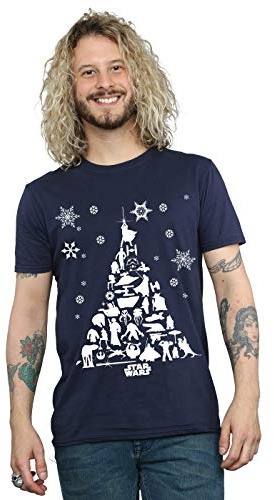Star Wars Men's Christmas Tree T-Shirt