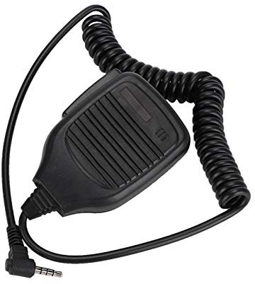 Microfono radio bidirezionale, Microfono con altoparlante per microfono portatile UV3R, Altoparlante portatile con cavo per walkie-talkie Microfono a spalla con microfono, Microfono con altoparlante p