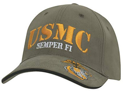 Rothco USMC Semper Fi Low Profile Cap Olive Drab