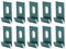 Greenhouse Glass Clips, 10Pcs Greenhouse Window Clips Glass Pane Fixings Clips Stainless Steel J Clips Fixings Attaches Kit Base Attachment
