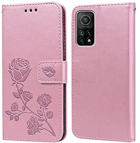Hülle für Xiaomi Mi 10T 5G/Mi 10T Pro 5G Handyhülle,Klappbar Tasche Case,Standfunktion,Kartenfach,Silikon Bumper,Stoßfeste Schutzhülle Cover für Xiaomi Mi 10T 5G/Mi 10T Pro 5G
