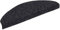 vidaXL 10x Treppenmatte Selbstklebend Treppenschutz Treppenmatten Stufenmatten Treppenteppich Treppenschoner Stufenschoner Schwarz 65x21x4cm Nadelvlies