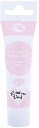 Rainbow Dust ProGel Professionelle Lebensmittelfarbe, Babyrosa, 25 g