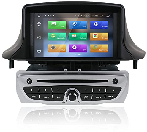 MOOKAKA Android Autoradio 2 din GPS Navigation für Renault Megane 3 Fluence 2009-2015 Multimedia Player Unterstützung Kabellos Carplay DSP DVD 7 Zoll IPS Touchscreen Kopfeinheit (PX6 6Kern,4+64GB)