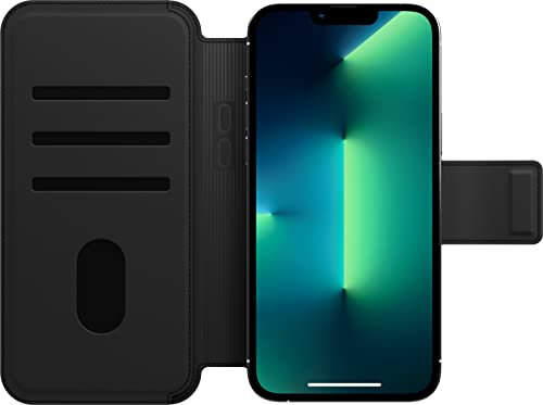 OtterBox Detachable Folio Wallet (Case Sold Separately) for MagSafe - iPhone 12 Pro Max & 13 Pro Max - SHADOW (Black)