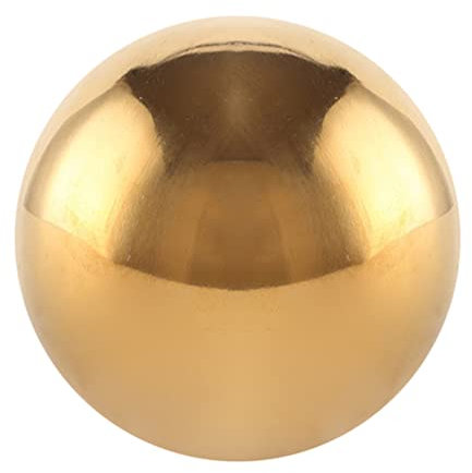 Cabilock Edelstahl Gartenkugel 15cm, Spiegelpoliert Reflektierende Gazing Ball, Goldene Dekokugel FüR AußEnbereich, Rostfrei Und Langlebig, Ideal FüR Garten Dekoration
