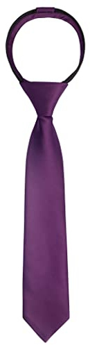 Alizeal Corbata Pre-atada con Goma Elástica,Ancho de 6cm, Color Sólido