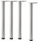 camar Tischfuß Aluminia ø 60mm, Tischbeine höhenverstellbar, Länge 690-720mm gerillt, Aluminium silber 4 Stück