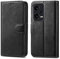 GAPlus Xiaomi Redmi Note 12 5G Leather Case - Premium Wallet Case Leather Flip Cover [Card Holder] [Magnetic Closure] For Xiaomi Redmi Note 12 5G Black