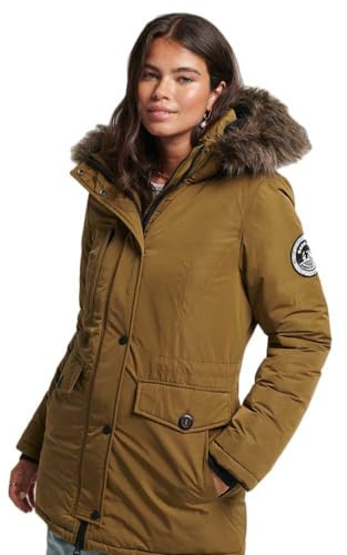 Superdry Damen Ashley Everest Parka Kaki 38