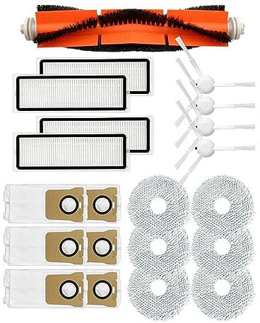 Main Brush Side Brush Filters Mop Dust Bags. Compatible For Dream Bot L10S Ultra. Compatible For Mijia B101CN. Compatible For Dream S10 Pro Vacuum Cleaner Robot Sweeper Replacement Accessory