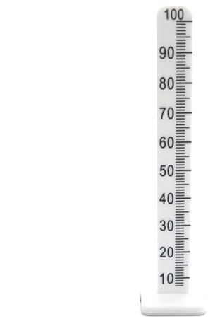 100mm White Level Stick Pegs for Floor Cement Measure Poured Self Leveling Pins 50 Pack
