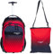 Elephant 2 Teile Set Trolley Hero Signature Trolleyrucksack + Turnbeutel Attach Bag (Red Cube 12869)