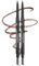 Augenbrauenstift,Ultrafeiner Augenbrauenstift,Eyebrow Pencil Wasserfest und Langanhaltend,Naturhaareffekt,Mit Augenbrauenbürste(2PC102)