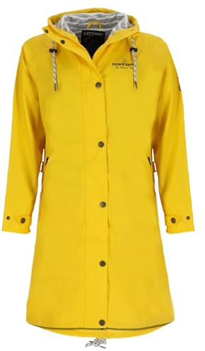 Lizzard Sports Damen Regenmantel unifarben - Regenjacke wasserdicht und winddicht