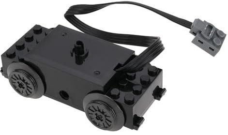 ECSiNG EIN Set Power Functions Zugmotor Fernbedienung Batteriebox Zugmaschinen Holzbaustein Kraftmotor Mechanische Gruppe Kompatibel mit Lego 88002 Motor