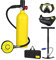 IIGEN Bouteille de plongée Bouteille D'oxygène De Plongée sous-Marine Capacité 1L Respirateur De Plongée Portable Ultra-Haute stabilité(Giallo)