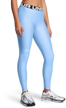 Under Armour HeatGear Damen Leggings Horizon Blue/White XL, Horizon Blue/White, XL