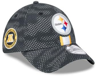 New Era Herren Black Pittsburgh Steelers 2024 Sideline 39Thirty Flex Hat
