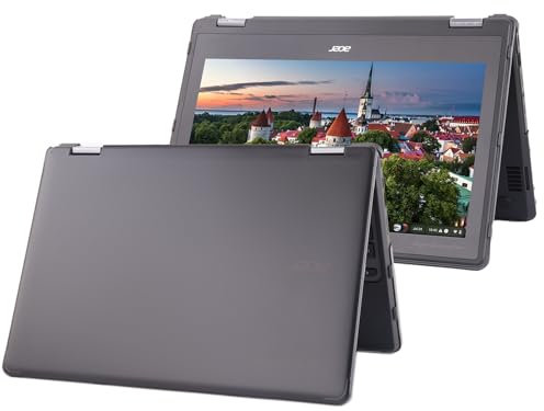 mCover Hard Case Only Compatible for 2023~2024 11.6 Acer Chromebook Spin 511 R756T Series 2-in-1 Laptop Computers (NOT Compatible with Any Other Acer Models) - Black
