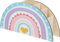 HuaMuDM Kinder Stifte Organizer Holz Regenbogen Schreibtisch Organizer, Stiftehalter Kinder Regenbogen, Regenbogen Organizer, Schreibtisch Organizer Regenbogen, Regenbogen Stiftehalter Stifteköcher