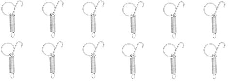 Cat Door Latch, Door Hook Latch Spring Latch Pet Cages Door Spring Latch 20PCS for Fixing Small Animal, Dog, Cat, Guinea Pig, Squirrel, Pet (Large Spring cage Door Hook)